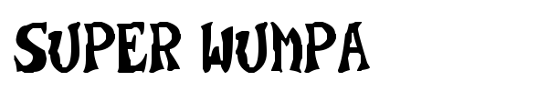 Super Wumpa font preview